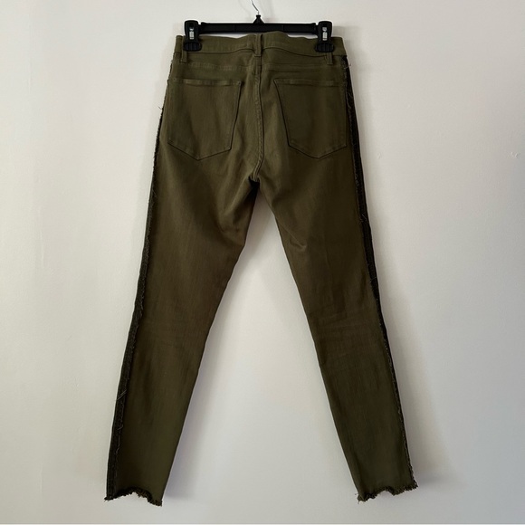Frame Le High Military Green Skinny Jeans - Picture 5 of 7